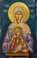 Αγία Μαρία η προμήτωρ, Αγιογραφία σε ξύλο 35x25
